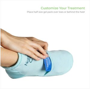 جوارب علاج بالحرارة والبرودة قابلة لإعادة الاستخدام لتخفيف آلام الكاحل والقدم والتعافي الرياضي - Product Image 2