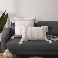 Taie d'oreiller en polyester durable et lavable de style minimaliste