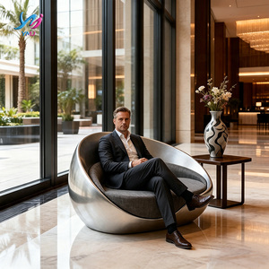 Divano Letto Imbottito Argento per <span class=keywords><strong>Hotel</strong></span>, Lobby, Scuola, Casa, Appartamento - Moderno, Ecologico, Durevole e Confortevole, Personalizzabile - Product Image 6