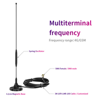 Antenne de communication omnidirectionnelle Wi-Fi personnalisée pour routeur sans fil externe 2,4 GHz 600 MHz 960 MHz en caoutchouc 5G 5,8G 6G 5dBi