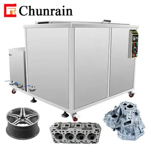38L-1500L Industrial ultrasonic cleaner for engine cylinder block carbon remove heavy oil with filtration cleaning equipment