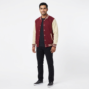 Veste universitaire vintage pour sports d'hiver en plein air, la plus vendue, en toile respirante, grande taille, vente en gros, haute qualité, imperméable à l'avant - Product Image 1