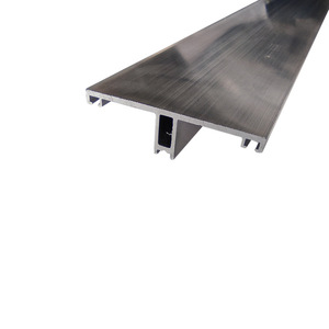 Perfil de aluminio Igin de 100x27.7mm, marco oculto para decoración de muros cortina - Product Image 5