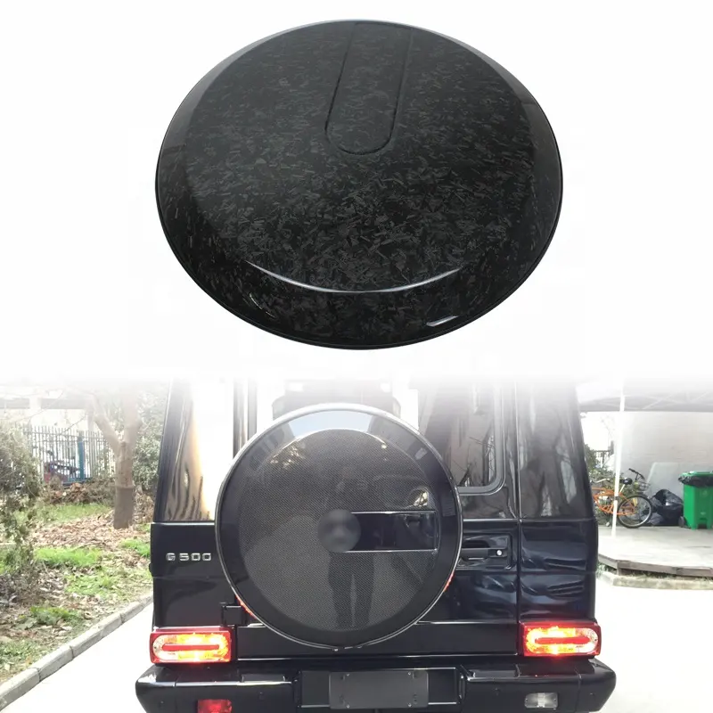 Custom Carbon Fiber G-Class W463 Forged Spare Wheel Tire CoverためMersedes Benz G500