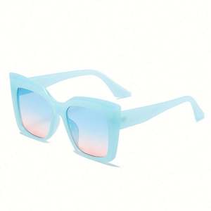 Gafas de Sol Cuadradas Extra Grandes de Moda, Nuevo Modelo 2021, Gafas de Sol de Ojo de Gato con Marco Grande para Mujer - Product Image 6
