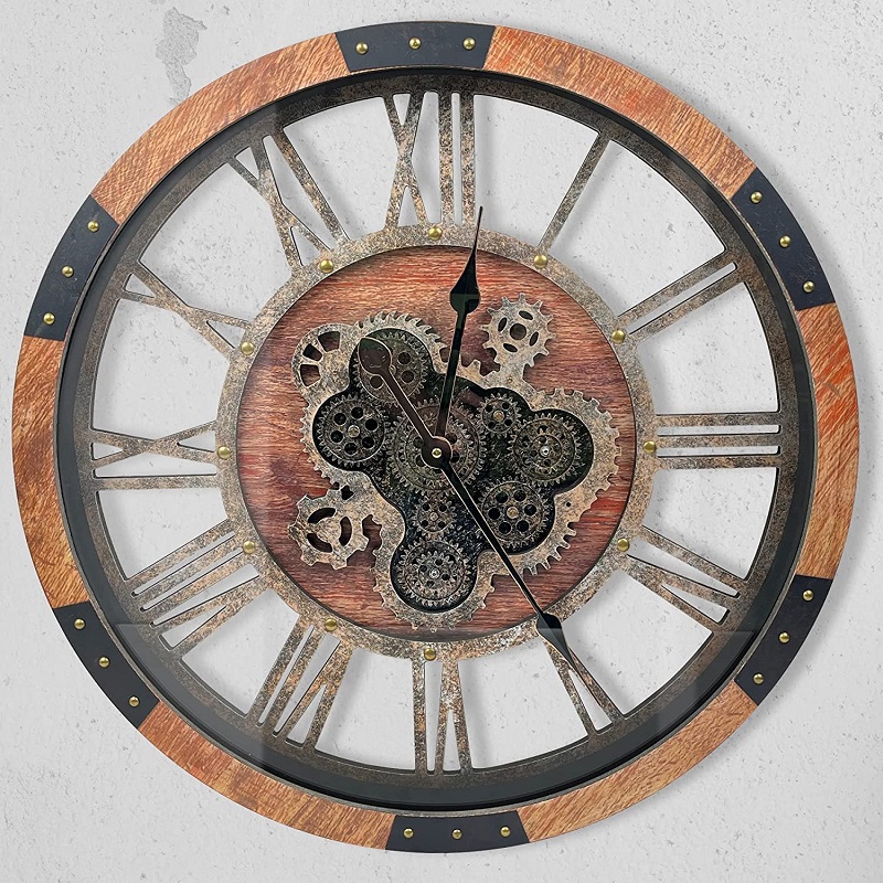 Noyer noir - Engrenages en bronze