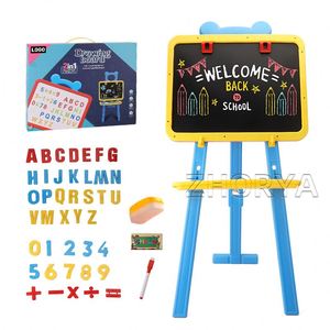 กระดานวาดภาพสามเหลี่ยมสองด้านสำหรับเด็ก Zhorya Early Education ของเล่นสำหรับเด็ก - Product Image 1