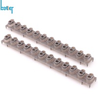 Bouton en caoutchouc de silicone conducteur pour clavier de piano électronique à 12 touches