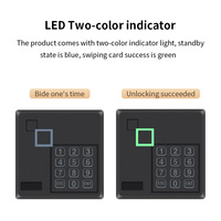 Lecteur NFC ISO14443A prise en charge de la carte EM/ID 125Khz RS232/485 UART clavier serrure de porte contrôle d'accès lecteur de carte RFID