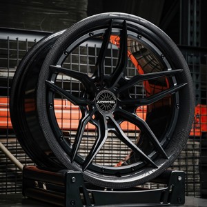 Jantes en fibre de carbone forgée légères pour BMW Série M, Mercedes <span class=keywords><strong>AMG</strong></span>, Porsche 911, jantes de course 5x108 5x112 5x120 - Product Image 3
