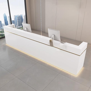 Custom Company Real Estate Hotel Lobby School Shop and Spa Utilisation Boutique Caissier <span class=keywords><strong>Comptoir</strong></span> de réception - Product Image 6