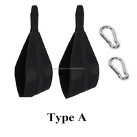 Sangles abdominales suspendues pour l'entraînement des muscles abdominaux, Sangle de bras rembourrée épaisse avec crochets métalliques, Exercice de fitness à domicile pour le renforcement du tronc