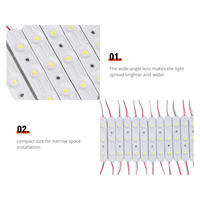 Pack économique de 200 pièces Module LED 6500K 3 lumière 0.72W 12v Module de lumière LED CE Rohs Certification Module LED