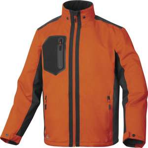 DELTA PLUS-Parka de poliéster elástico mecánico de color naranja-gris-impermeable y transpirable-EAN MW128569 CHAQUETAS DE TRABAJO - Product Image 1
