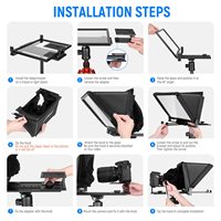 Téléprompteur Neewer X12 en aluminium avec écran HD pour l'enregistrement vidéo et audio, télécommande RT-110 incluse