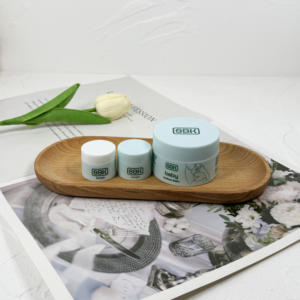 Pots cosmétiques roses écologiques rechargeables en plastique pot cosmétique emballage à double paroi pots en plastique pour crème - Product Image 2