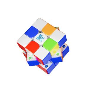 Cubo de Velocidad Mágico Magnético <span class=keywords><strong>Moyu</strong></span> <span class=keywords><strong>Weilong</strong></span> V11 3x3 20M Maglev Ball-Core UV 3x3x3 Puzzle Fidget Toys - Product Image 1