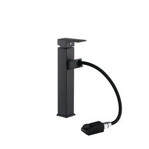 Grifo de Lavabo Extraíble Moderno, Monomando, Montaje en Cubierta, Manguera de 60 cm, Válvula de Latón para Lavabo de Baño - Product Image 4