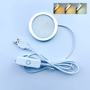 <span class=keywords><strong>Spot</strong></span> <span class=keywords><strong>LED</strong></span> RGB USB 5V 3W, design moderne, 6 cm, mince, en aluminium, avec télécommande, pour utilisation en intérieur, <span class=keywords><strong>salle</strong></span> <span class=keywords><strong>de</strong></span> <span class=keywords><strong>bain</strong></span> - Product Image 6