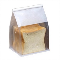 Sacs d'emballage personnalisés en papier kraft brun pour boulangerie avec fermeture à lien métallique et fenêtre autocollante pour biscuits et aliments