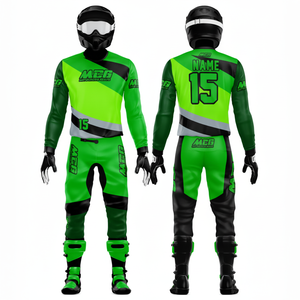 Top Tendance Élégant Sublimation Impression En Gros Fabrication Polyester Tissu Dirt Bike Tout-Terrain ATV Motocross Racing Gear - Product Image 1