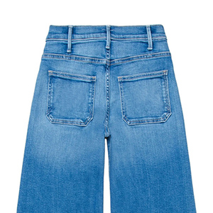 <span class=keywords><strong>Jean</strong></span> Classique de Luxe pour <span class=keywords><strong>Femme</strong></span>, <span class=keywords><strong>Coupe</strong></span> <span class=keywords><strong>Droite</strong></span> Extensible, Taille Basse, Style Streetwear Sexy, Décoration Rivets, Poches Décontractées, Denim Lavable, Été - Product Image 4