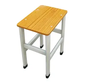 School Furniture Price Suppliers Single School Desk and Chair with height adjustable with MDF top for student used
