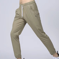 Haute qualité Fitness hommes pantalons de survêtement Polyester tissé survêtement hommes séchage rapide pantalons de gymnastique