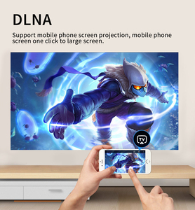 2024 bán buôn New rạp hát tại nhà không dây <span class=keywords><strong>mini</strong></span> di động Máy chiếu nhỏ Wifi LCD thông minh chiếu quà tặng cho trẻ em - Product Image 4