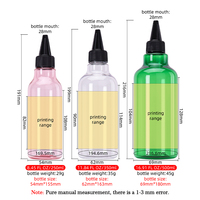Bouteilles doseuses en plastique de 250 ml (16 oz) personnalisables avec logo, flacons souples vides avec bouchons pour huile capillaire avec nom de marque