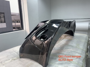 Parachoques Delantero MRD para Infiniti Q50 2014+ Q60 2017+ Fibra de Carbono Completa, Parachoques Delantero Q50 V4, Parachoques Q50 <span class=keywords><strong>GTR</strong></span> - Product Image 6