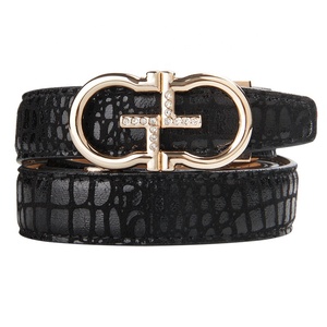 2022 Luxe Damesriemen van Echt Leder, Op Maat Gemaakt, Zonder Gaten, Designermodel - Product Image 2