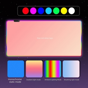 CZFIT fabrique de nouveaux tapis de souris lumineux dégradés haut de gamme, tapis d'ordinateur de bureau épais et légers de luxe - Product Image 4