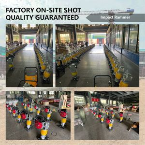 High Quality Small Earth Soil Floor Compactor Electric Handheld <b>Vibrating</b> Tamping Rammer <b>Motor</b> 3KW 220V 380V - Product Image 5