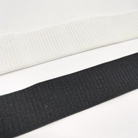 4CM Produit d'usine Haute élasticité Blanc Noir Sangle de soutien-gorge Stripe Sew Ribbed Elastic Shoulder Band