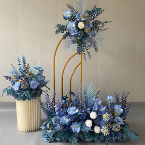 ดอกไม้ประดิษฐ์ บัวหลวง และดอกบัวไหม ก้านยาว ขนาดกลาง เหมือนจริง กันน้ำ สำหรับตกแต่งงานแต่งงาน งานอีเว้นท์ และสวน - Product Image 1