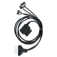 Cable 3 en 1 Toy30, Cable de Programación de Llaves Inteligentes 4A 8A BA, Cable OBD de 16 Pines para Autel OBDSTAR Xhorse Key Tool Plus para Todos los Toyota Lexus