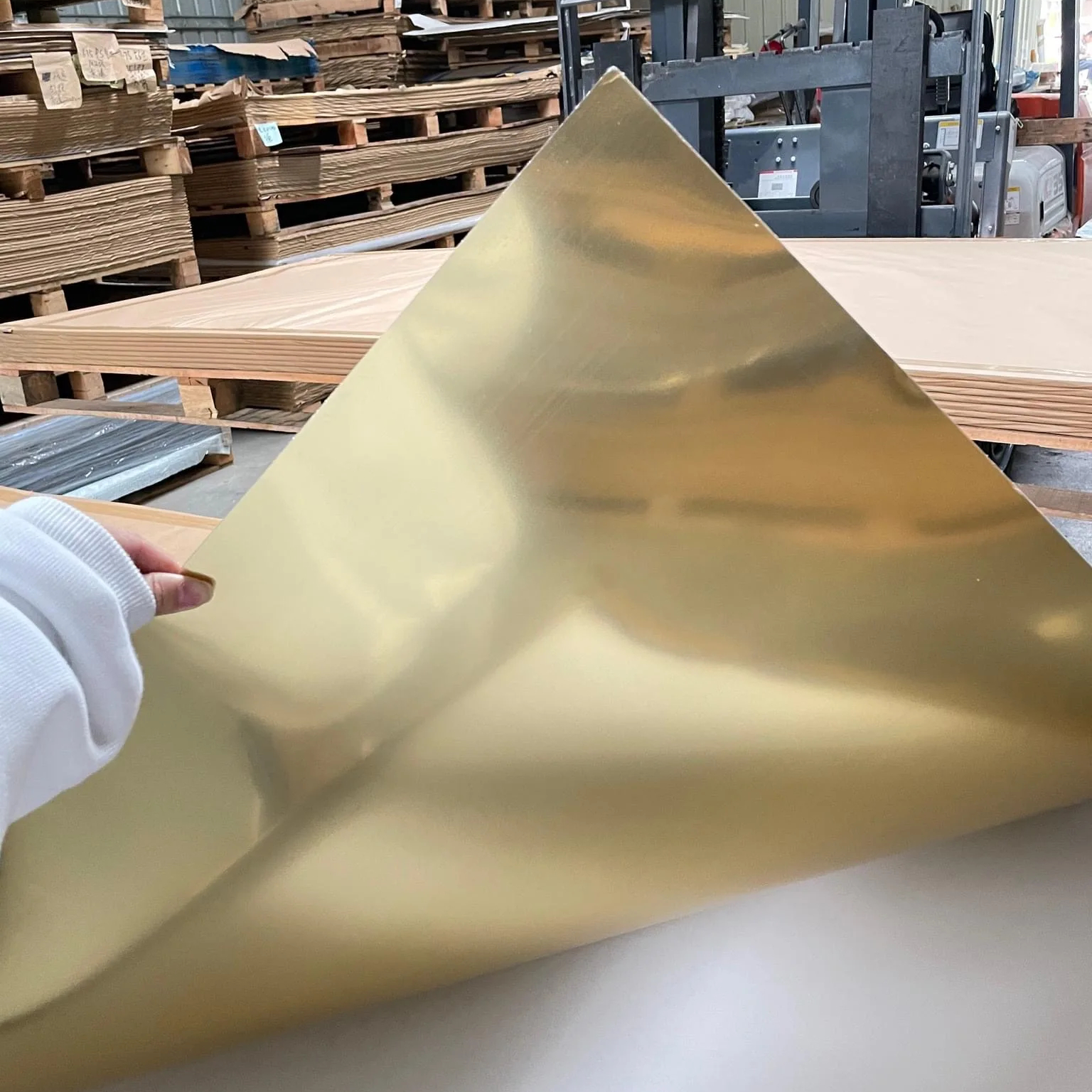 1220*1830mm 1220x2440mm 1mm 2mm 3mm Mirror Acrylic Sheet Rose Gold Color Mirror for Hot Sales