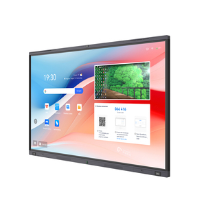 Carte interactive à écran tactile IR de 85 pouces avec double système LCD et caméra 48MP <span class=keywords><strong>Meilleur</strong></span> <span class=keywords><strong>prix</strong></span> pour une utilisation professionnelle en classe Tableau blanc OEM - Product Image 1
