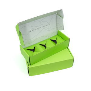 Caja de Cartón Reciclable de Color Albaricoque con Forro, Impresa con Logotipo Simple Personalizado - Product Image 4