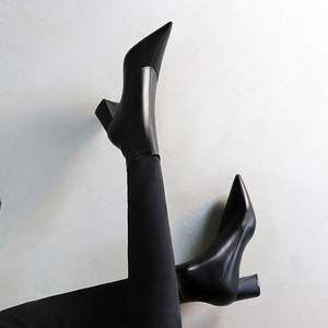 Chaussures professionnelles en cuir véritable pour femmes préposés aux compagnies aériennes/avocat/banque/chaussures formelles pour femmes d'affaires - Product Image 2