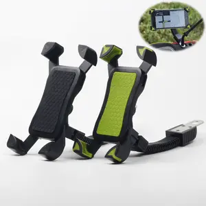 Portabel Gadget Sepeda Kit 360 Derajat Diputar GPS Pemegang Telepon Berdiri Adjustable Motor Ponsel Bracket