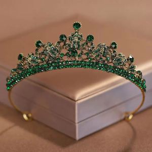 Ford <span class=keywords><strong>Victoria</strong></span> regina corona ghirlande tiare impianto dentale amplificatore da pavimento ventaglio corona nuziale fiore Aung Miss Europe Pageant - Product Image 6