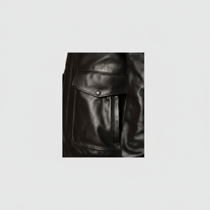 Chaqueta de Motociclista de Cuero Genuino Transpirable de Talla Grande, Nueva y Moderna de 2022, con Cierre de Cremallera para Hombre, Color Rojo de Invierno - Product Image 1