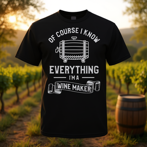 Claro que sé todo, soy un vinoñero - Camiseta - Artículo Promocional Premium - Product Image 3