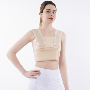 Adultos Suporte pós-cirúrgico ajustável Medical Grade Velcro Encerramento Respirável Cotton Chest Belt