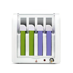 Chauffe-cire professionnel à quatre cartouches avec logo personnalisable pour l'épilation du corps, des pieds, des seins, de la tête et des poils superflus - Product Image 5