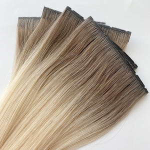 Nouveauté 2025, double trame, peut être coupée, trame Genius Butterfly, trame Genius Hair, extensions <span class=keywords><strong>de</strong></span> <span class=keywords><strong>cheveux</strong></span> humains européens, trame Butterfly - Product Image 2