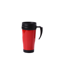 Populaire transparent 16oz 24oz boisson lait café double couche en plastique portable paille tasse 32 oz tasses en plastique