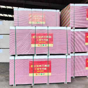 Panneau de gypse résistant au feu taille standard <span class=keywords><strong>isolation</strong></span> <span class=keywords><strong>phonique</strong></span> réduction du bruit cloison de plafond et murs extérieurs plaque de plâtre - Product Image 5